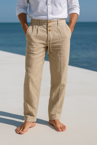 Théo | PANTALON D'ÉTÉ EN LIN LÉGER