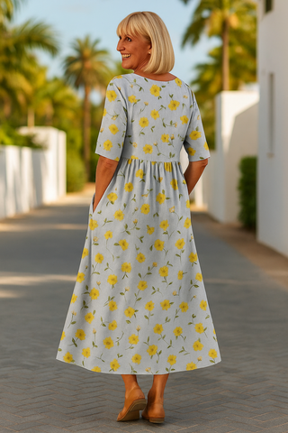 Lily | Robe Midi - Confort Sans Effort