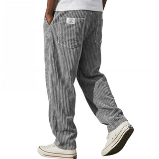 Sébastien | Pantalon en Velours Côtelé à Taille Élastique