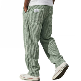 Sébastien | Pantalon en Velours Côtelé à Taille Élastique