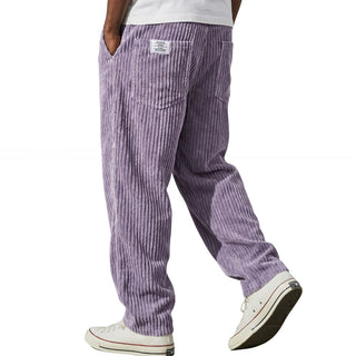 Sébastien | Pantalon en Velours Côtelé à Taille Élastique