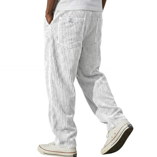 Sébastien | Pantalon en Velours Côtelé à Taille Élastique