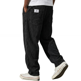 Sébastien | Pantalon en Velours Côtelé à Taille Élastique