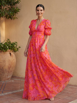 Isaline | Robe Maxi Fleurie