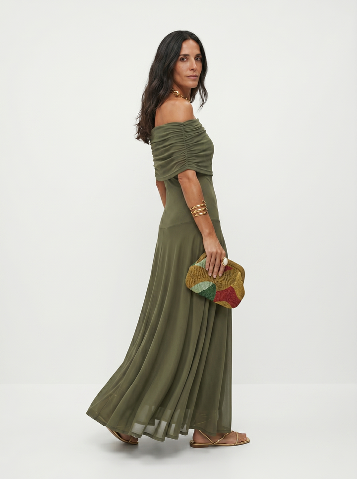 Sarah | Robe Maxi Élégante et Épurée