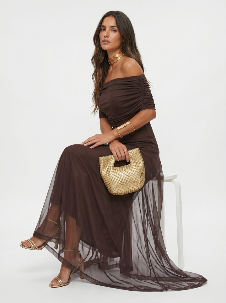 Sarah | Robe Maxi Élégante et Épurée