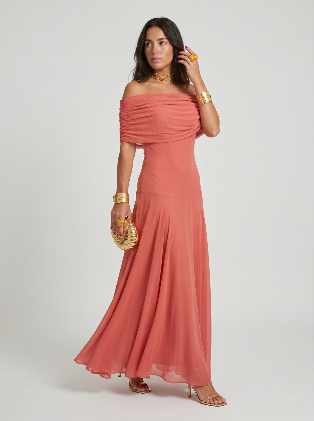 Sarah | Robe Maxi Élégante et Épurée