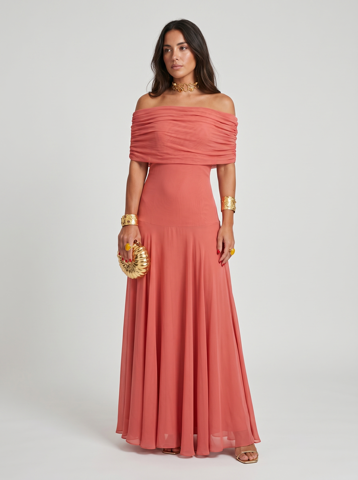 Sarah | Robe Maxi Élégante et Épurée