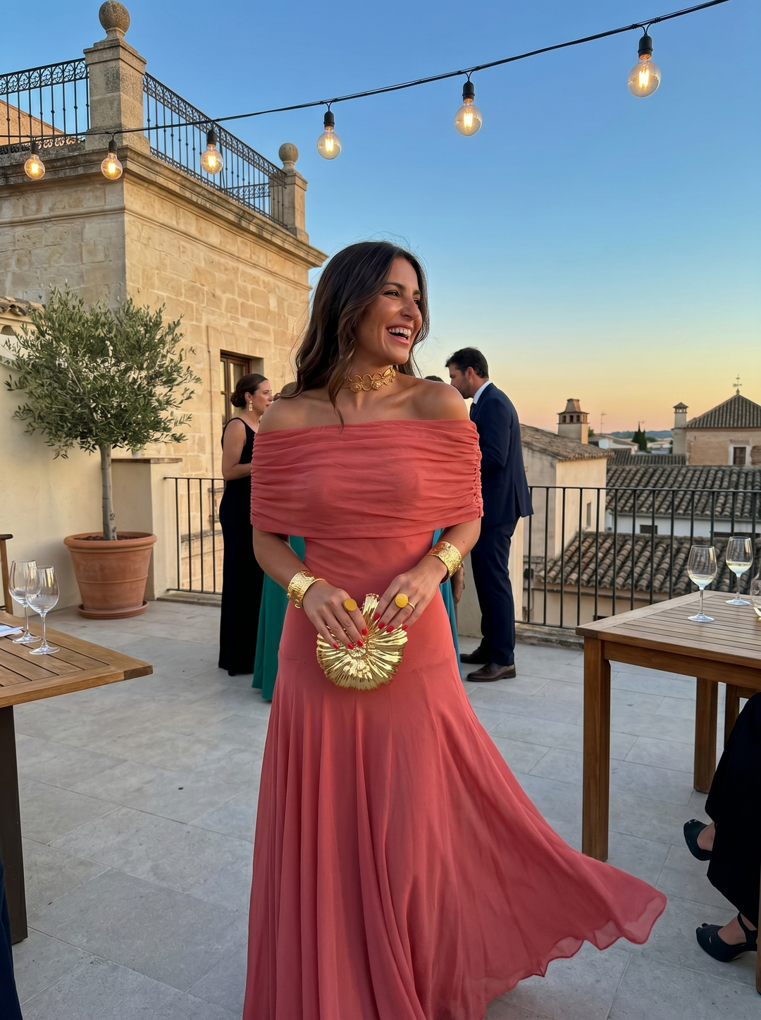 Sarah | Robe Maxi Élégante et Épurée