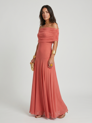 Sarah | Robe Maxi Élégante et Épurée
