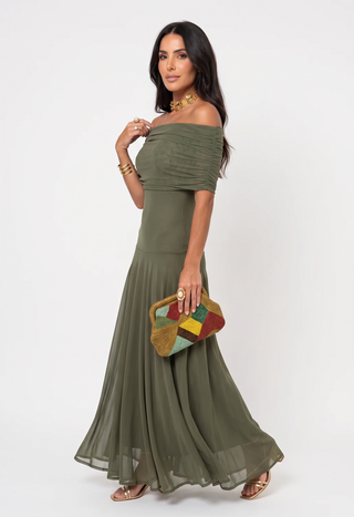 Sarah | Robe Maxi Élégante et Épurée