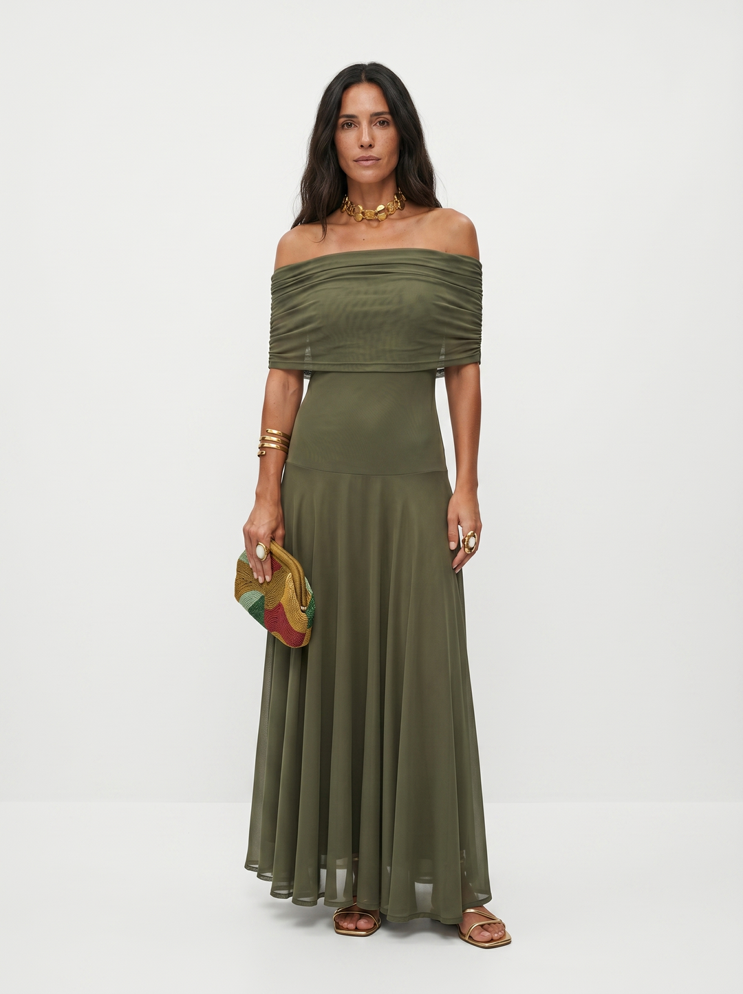 Sarah | Robe Maxi Élégante et Épurée