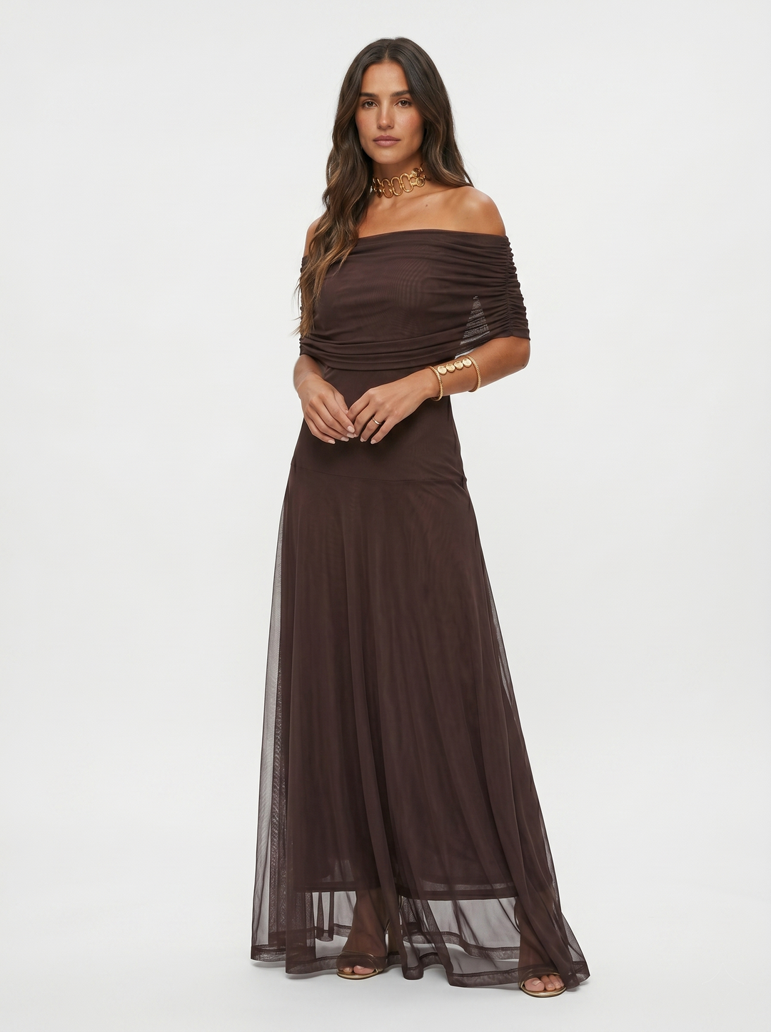 Sarah | Robe Maxi Élégante et Épurée