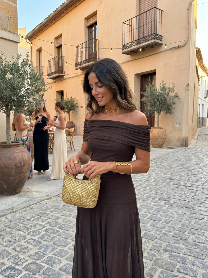 Sarah | Robe Maxi Élégante et Épurée