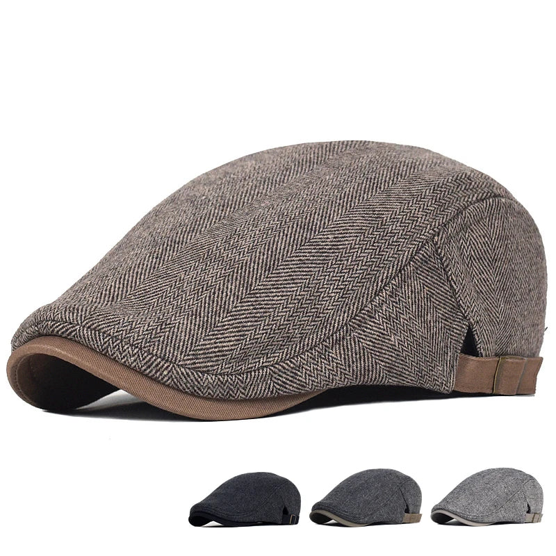 THÉODORE VAILLANT | CASQUETTE À MOTIF CHEVRON POUR HOMME