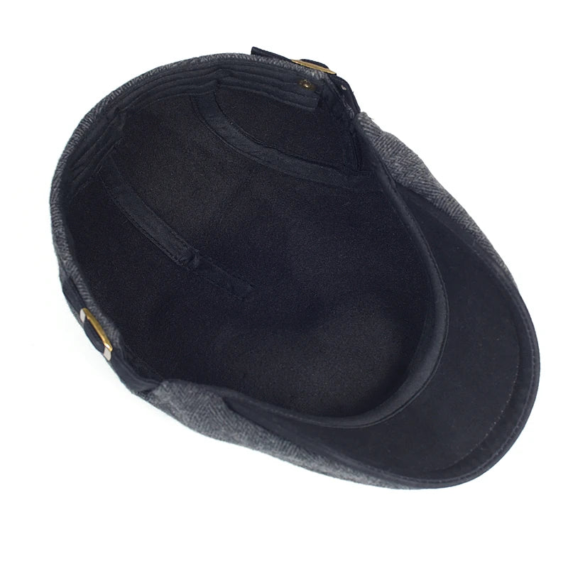 THÉODORE VAILLANT | CASQUETTE À MOTIF CHEVRON POUR HOMME
