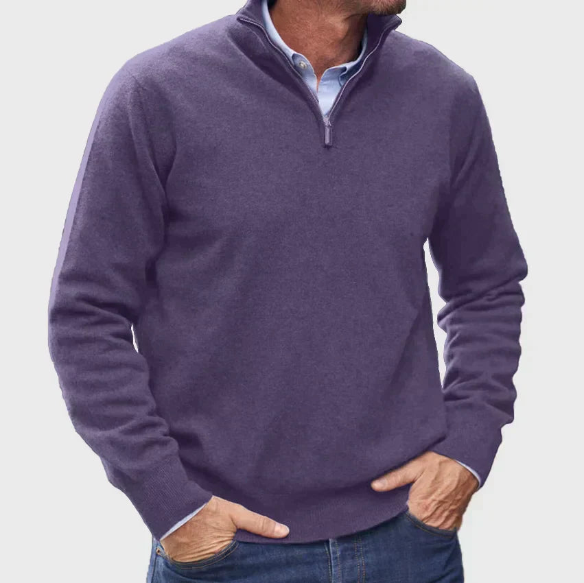 Julien | Pull avec zip pour homme
