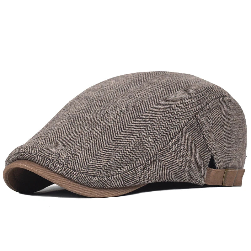 THÉODORE VAILLANT | CASQUETTE À MOTIF CHEVRON POUR HOMME