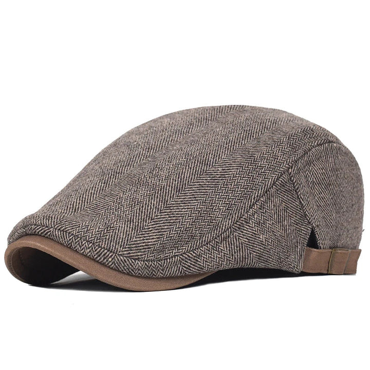 THÉODORE VAILLANT | CASQUETTE À MOTIF CHEVRON POUR HOMME