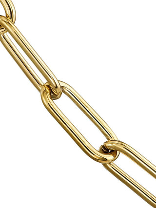 Collier plaqué or à motif nœud
