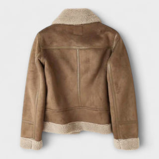Catarina | Veste aviateur en suédine