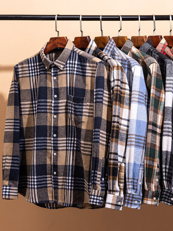ALAIN | Chemise à Carreaux pour Homme Élégant