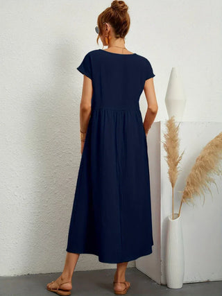 Gabrielle™ — Robe midi fluide élégance intemporelle