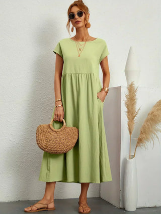 Gabrielle™ — Robe midi fluide élégance intemporelle