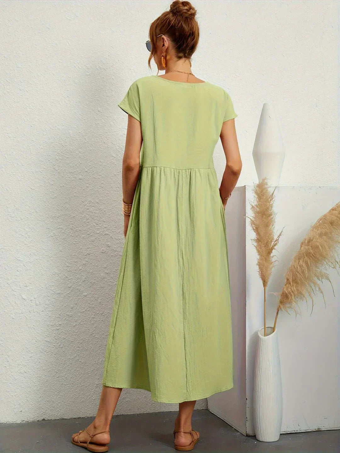 Gabrielle™ — Robe midi fluide élégance intemporelle