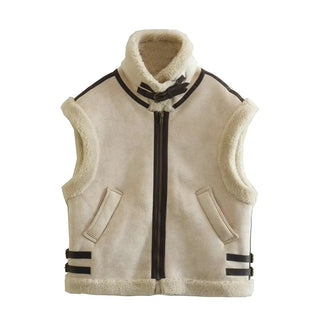Demi | Gilet effet peluche