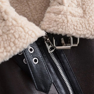 Hannah | Veste aviateur effet cuir