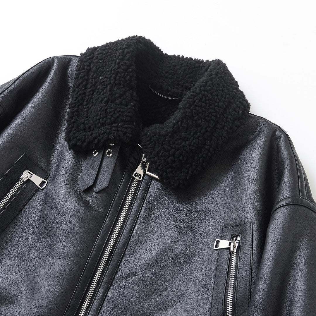 Hannah | Veste aviateur effet cuir