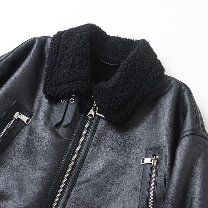 Hannah | Veste aviateur effet cuir