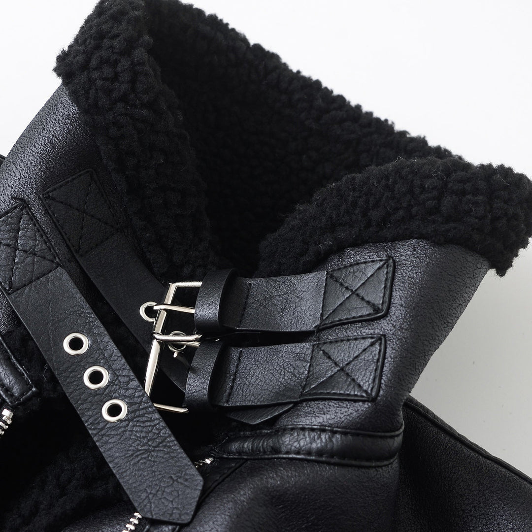 Hannah | Veste aviateur effet cuir