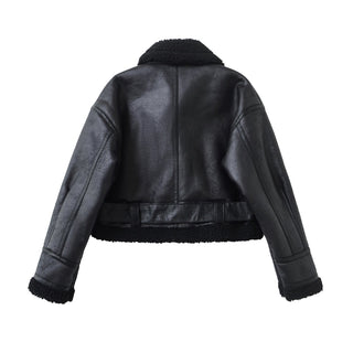 Hannah | Veste aviateur effet cuir