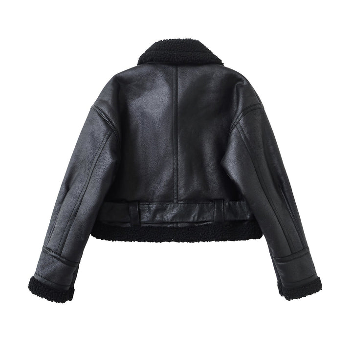 Hannah | Veste aviateur effet cuir