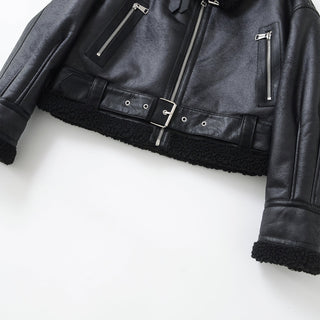 Hannah | Veste aviateur effet cuir