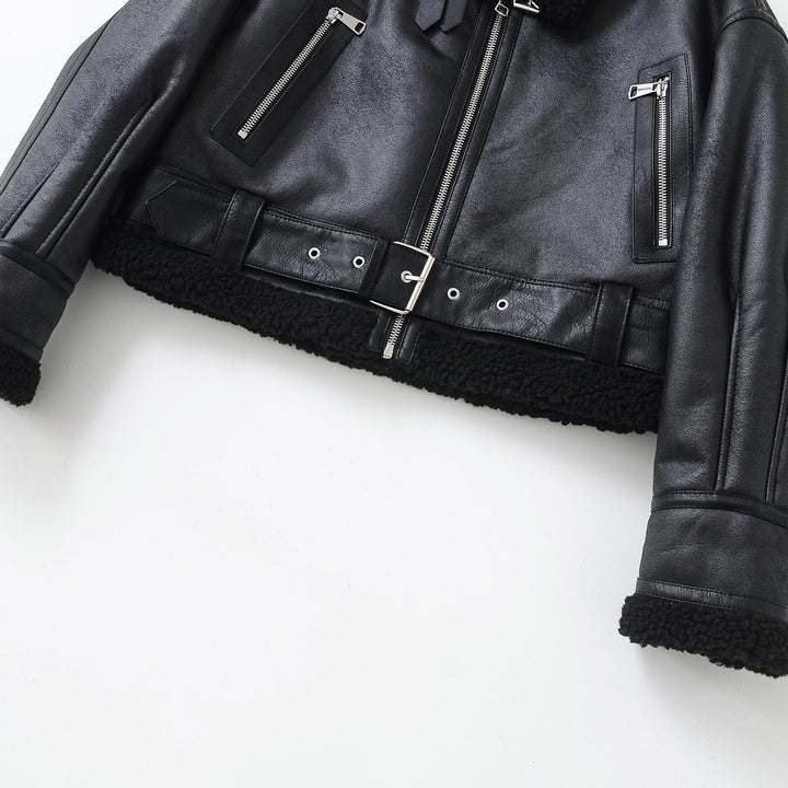Hannah | Veste aviateur effet cuir
