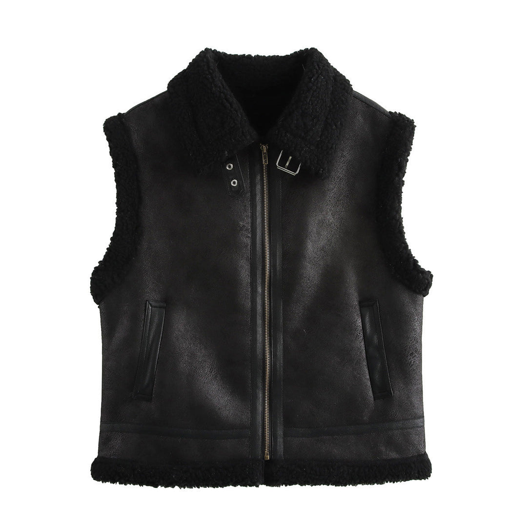 Demi | Gilet effet peluche