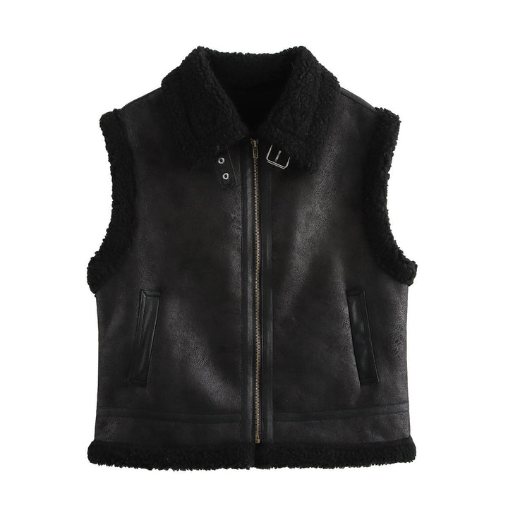 Demi | Gilet effet peluche