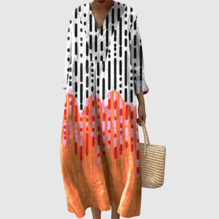 Lily | Robe Tunique Géométrique