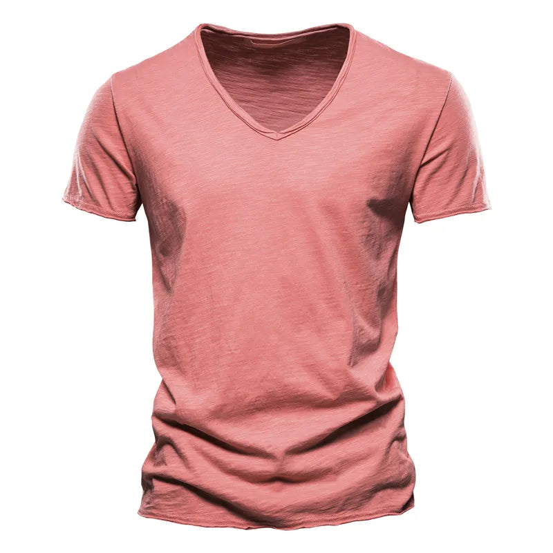 Killian | T-shirt col V en coton pour homme