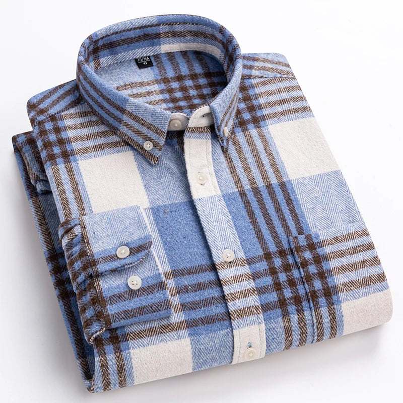 ALAIN | Chemise à Carreaux pour Homme Élégant