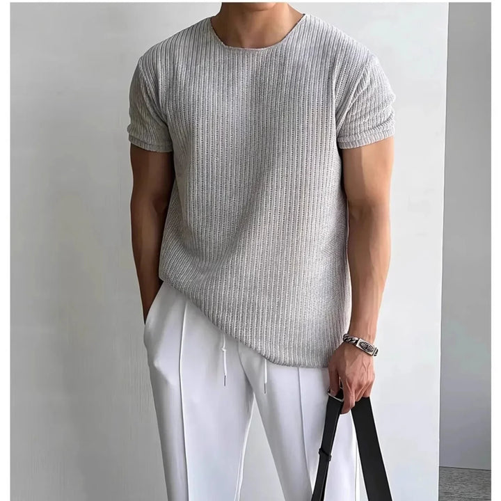 Joël | T-shirt en tricot pour hommes