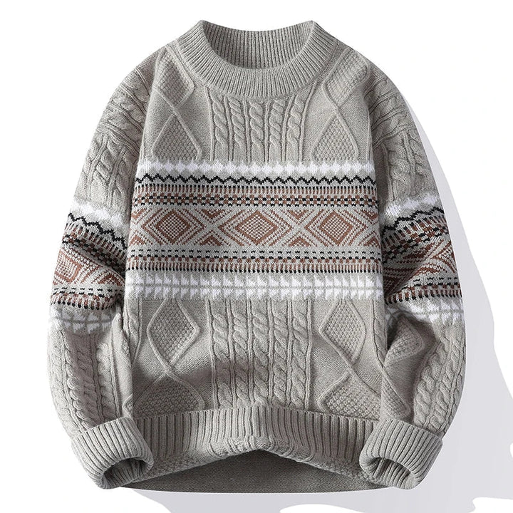 Hugo | Pull en maille nordique pour homme
