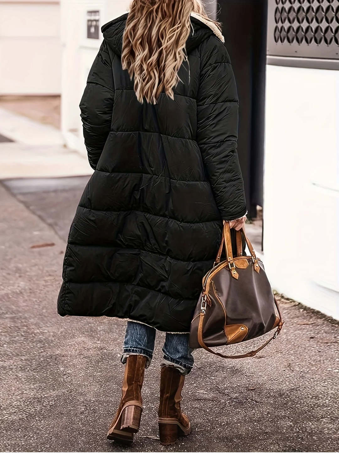 Tânia | Manteau chaud réversible