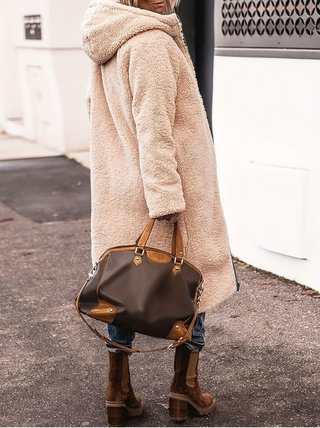 Tânia | Manteau chaud réversible