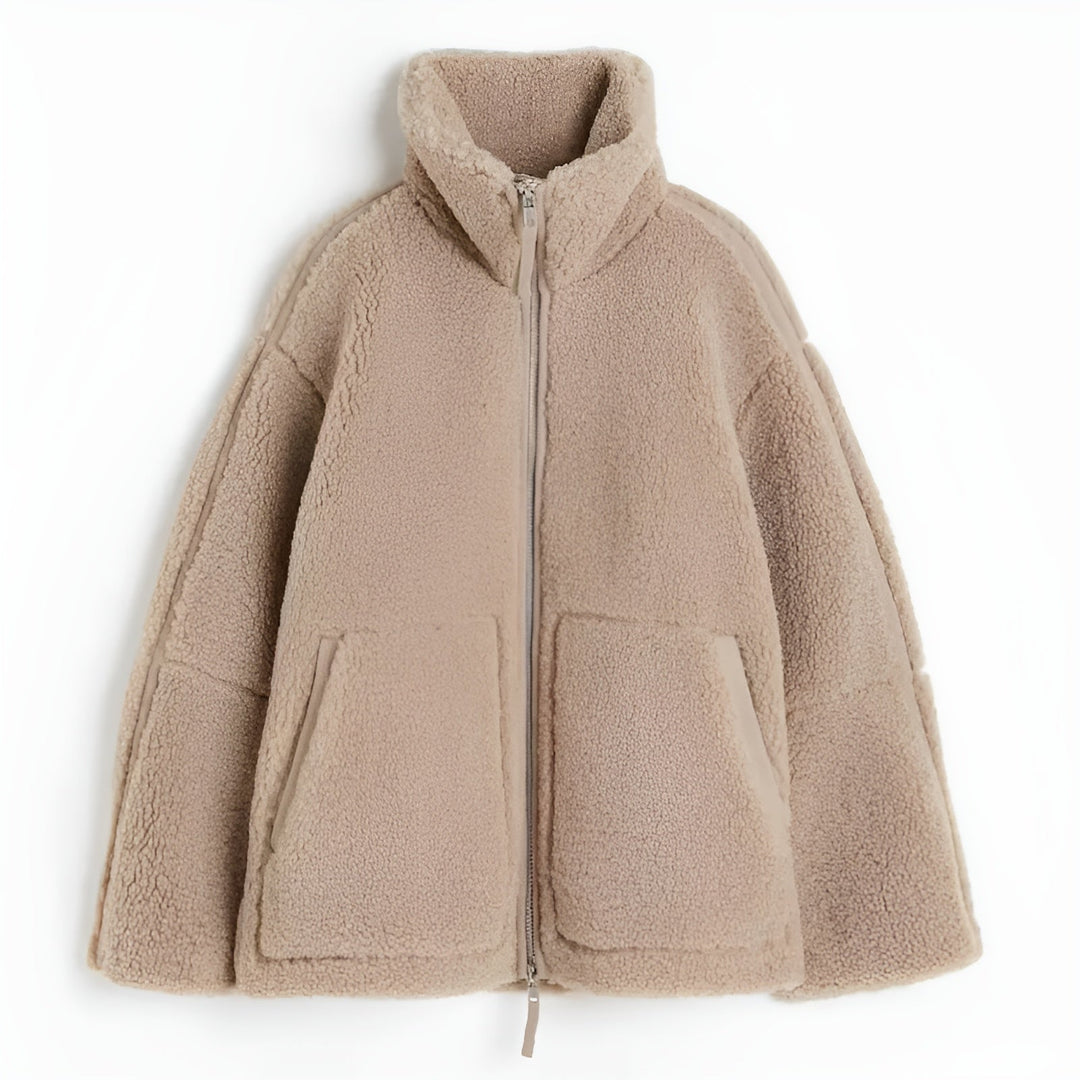 Kaja | Manteau effet peluche