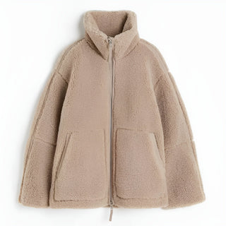 Kaja | Manteau effet peluche