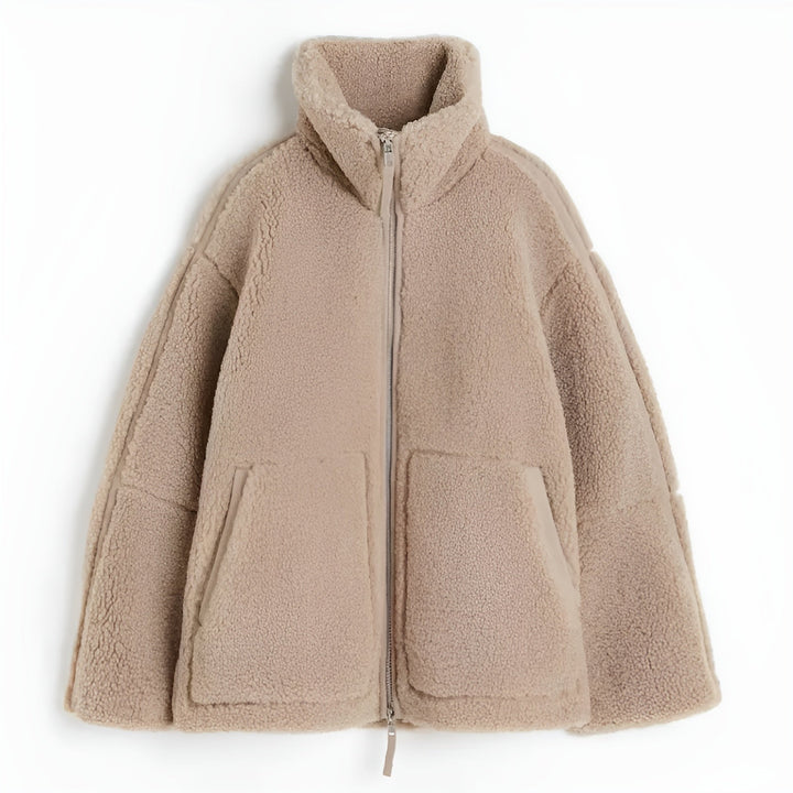 Kaja | Manteau effet peluche
